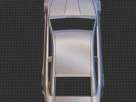 2013 Chevrolet SS NASCAR Body STL 3D Print Model