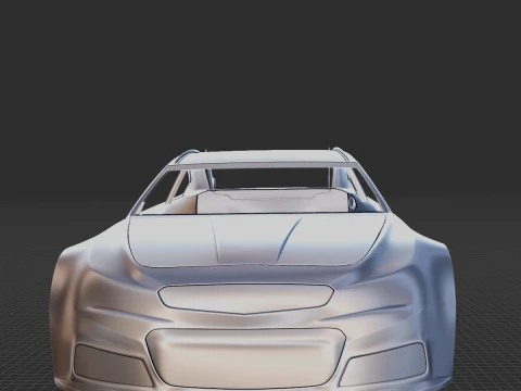 2013 Chevrolet SS NASCAR Body STL 3D Print Model
