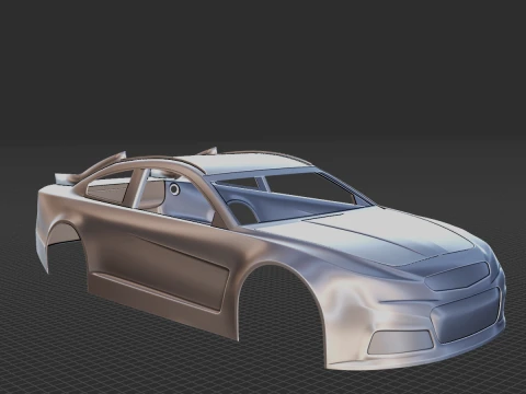 2013 Chevrolet SS NASCAR Body STL 3D Print Model