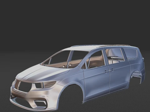 2021 クライスラー パシフィカ ボディ STL 3Dプリントモデル