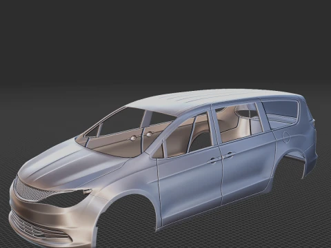 Carrozzeria Chrysler Voyager 2020 STL Modello di stampa 3D