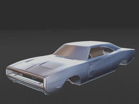 Dodge Charger Body STL 3D Принт Модель