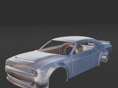 Кузов Dodge Demon SRT STL 3D Принт Модель