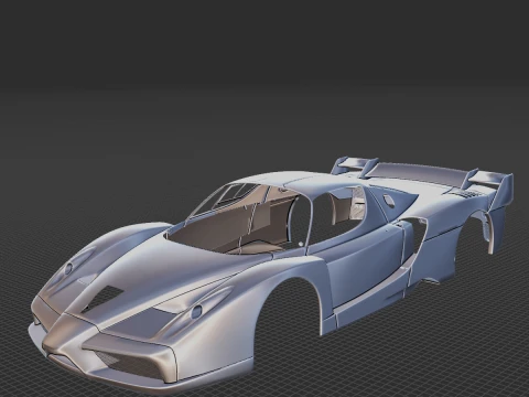 2008 Ferrari FXX Body STL 3D Принт Модель