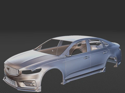 Geely Preface Body STL 3D Print Model