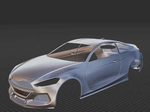 2019 Generieke Coup&eacute; Body STL 3D printmodel