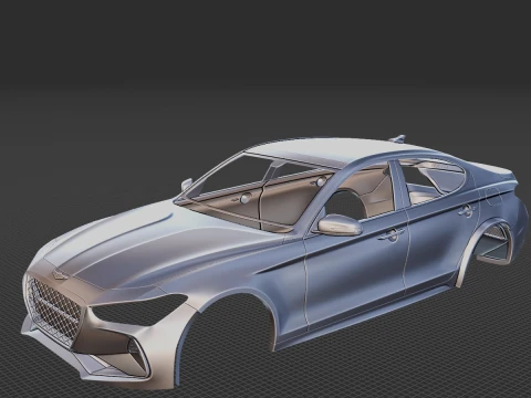 Genesis Modified Car Body STL 3D Print Model
