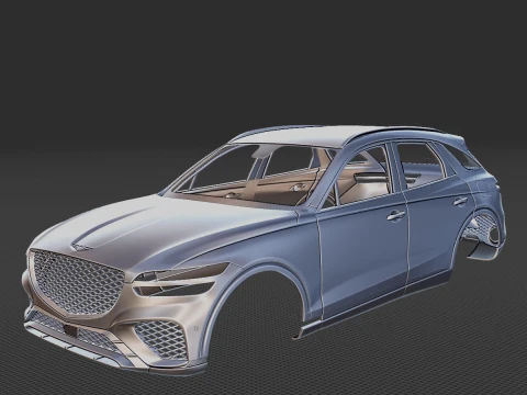 2022 Genesis GV70 Sport Body STL 3D Принт Модель