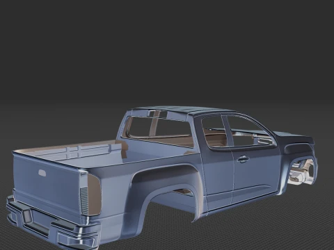 2021 GMC Canyon Short Body STL 3D Print Model