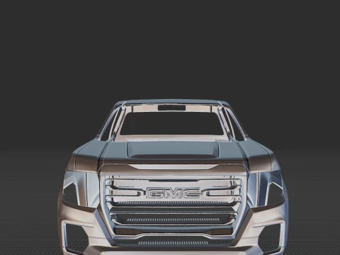 2021 GMC Canyon Short Body STL 3D Print Model