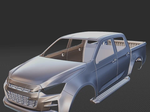 2020 Isuzu D-Max Body STL 3D Print Model