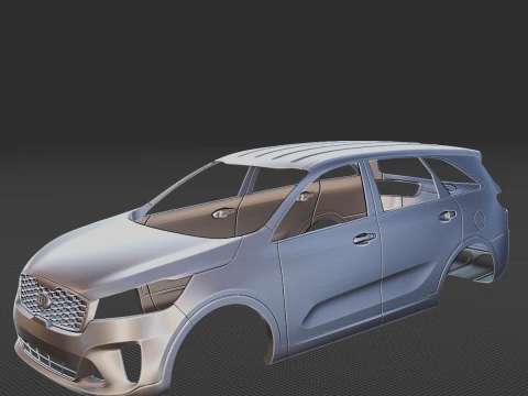 2019 Kia Sorento Body STL 3D Print Model