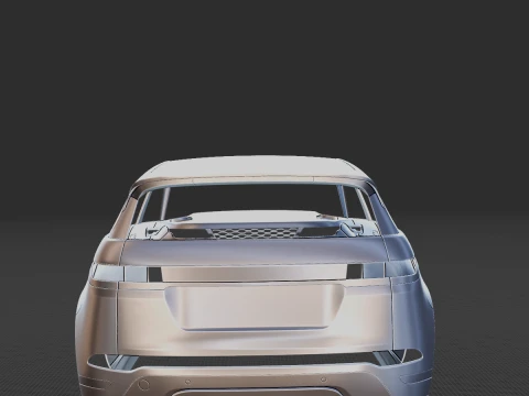 2020 Land Rover Evoque R-Dynamic Body STL 3D Print Model