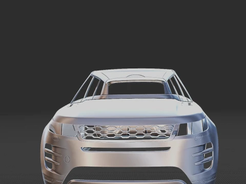 2020 Land Rover Evoque R-Dynamic Body STL 3D Print Model