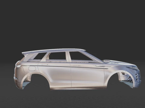2020 Land Rover Evoque R-Dynamic Body STL 3D Print Model