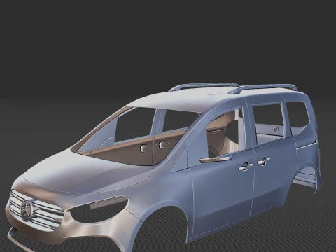 Nadwozie Mercedes-Benz Klasy T STL Model do druku 3D