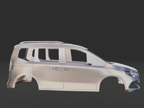 Mercedes-Benz T-Class Body STL 3D Print Model