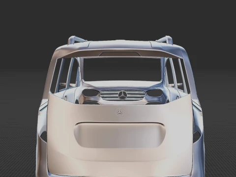 Mercedes-Benz T-Class Body STL 3D Print Model