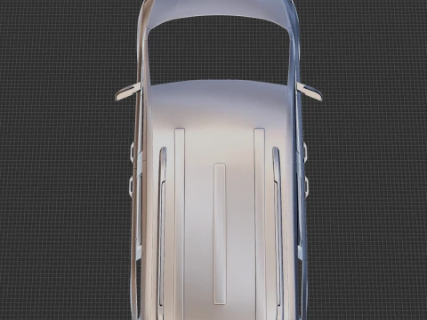 Mercedes-Benz T-Class Body STL 3D Print Model