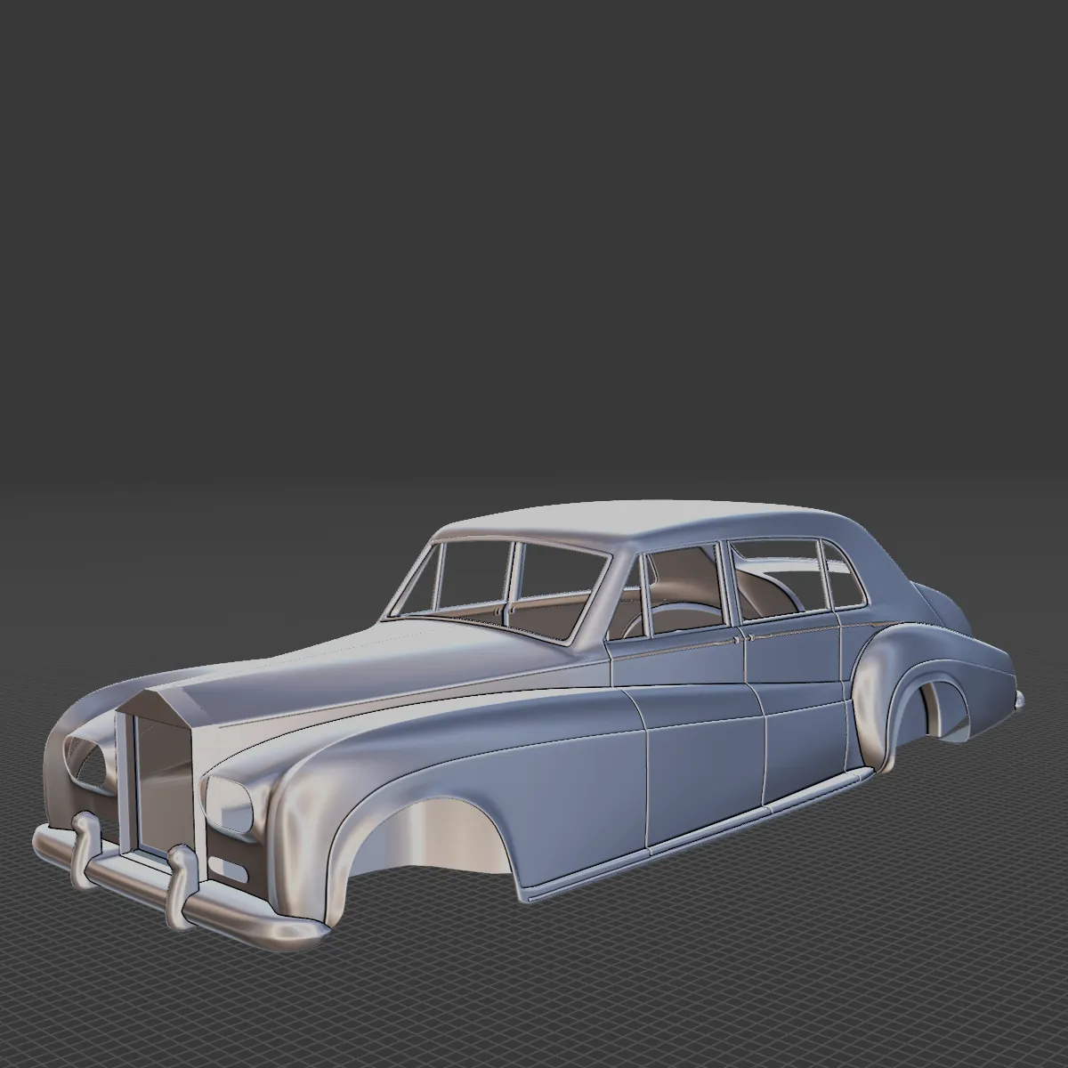 -Phantom V Body STL 3D Print Model .c4d .max .obj .3ds .fbx .stl .blend 