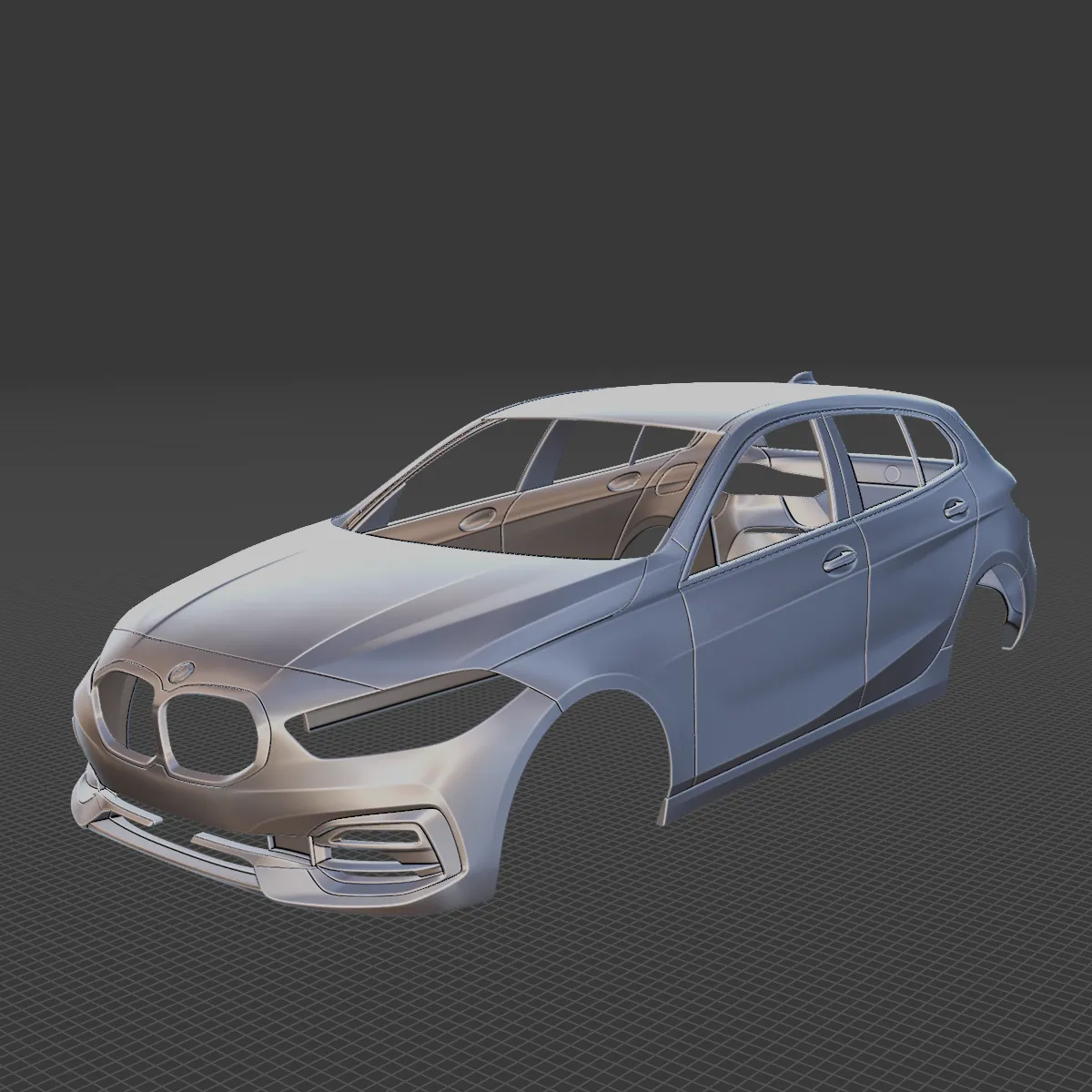 1 Series F40 2020 Body STL 3D Print Model .c4d .max .obj .3ds .fbx .stl .blend 