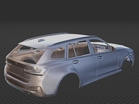 3 Series Touring G21 2020 Body STL 3D Print Model