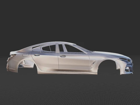 8 Series Gran Coupe 2020 Body STL 3D Print Model