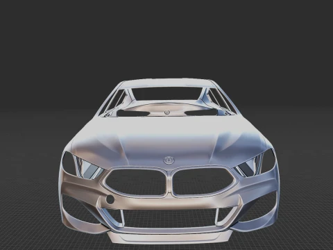 8 Series Gran Coupe 2020 Body STL 3D Print Model
