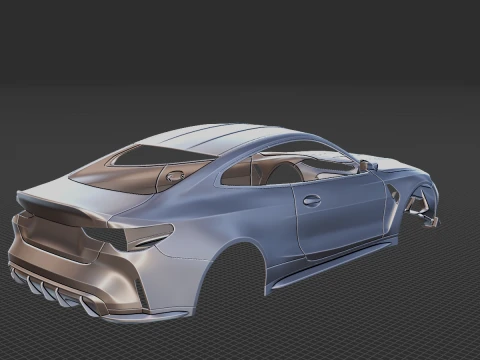 M4 CSL 2022 Body STL 3D Print Model