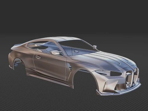 M4 CSL 2022 Body STL 3D Print Model