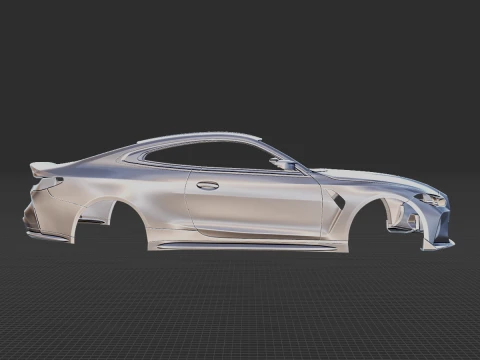 M4 CSL 2022 Body STL 3D Print Model