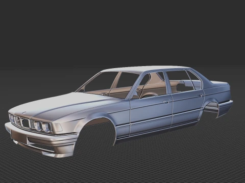 M7 E32 Body STL 3D Druckmodell
