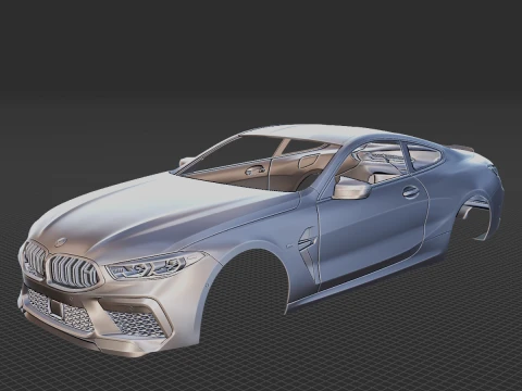 M8 Competition 2020 Body STL 3D Druckmodell