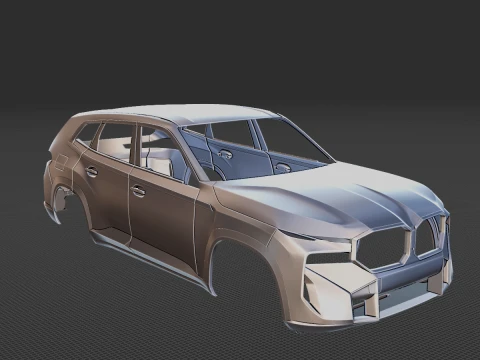 XM G09 2023 Body STL 3D Print Model