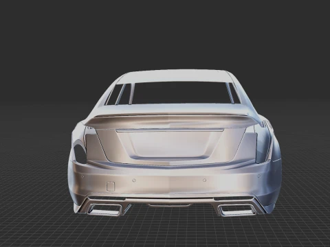 Cadillac CT5 2020 Body STL 3D Model