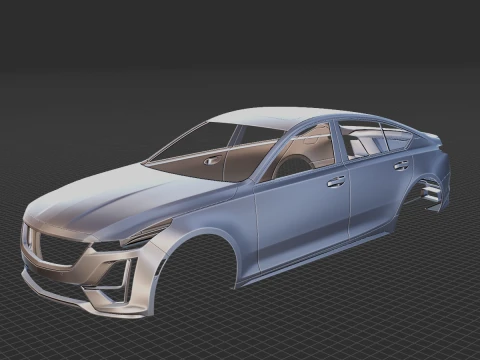 Cadillac CT5 2020 Body STL 3D Модель