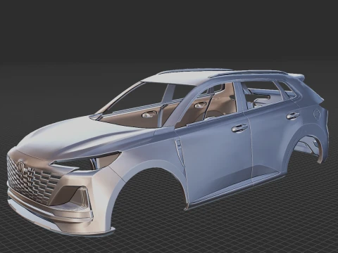 Changan CS55 Plus Body STL 3D Model