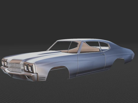 Chevrolet Chevelle SS 1970 Body STL 3D 모델
