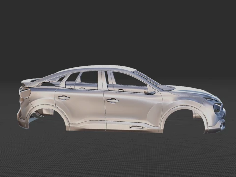 Citroen C4 2021 Carrocer&iacute;a STL Modelo 3D