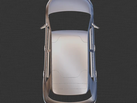 Citroen C4 Cactus 2018 Body STL 3D Model