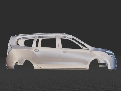 Dacia Lodgy 2012 Body STL 3D Model