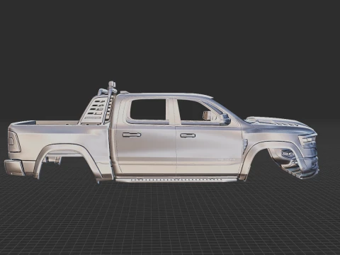 Dodge RAM 1500 TRX Body STL 3D Model