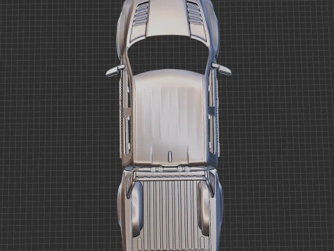 Dodge RAM 1500 TRX Body STL 3D Model