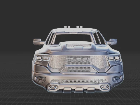 Dodge RAM 1500 TRX Body STL 3D Model