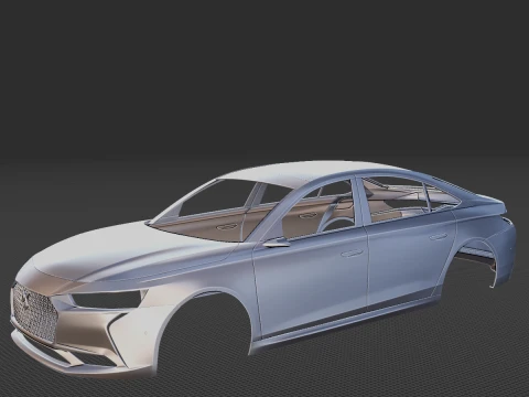 DS 9 2021 Carrocer&iacute;a STL Modelo 3D
