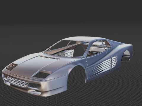 Ferrari 512 TR 19911996 Body STL 3D Model