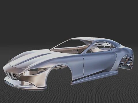Ferrari Roma Spider Body STL 3D 모델