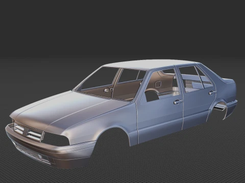 Fiat Croma 154 1993 Body STL Modelo 3D