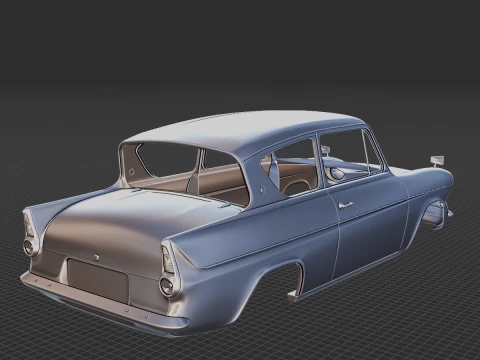 Anglia 105E 1967 Body STL 3D Model