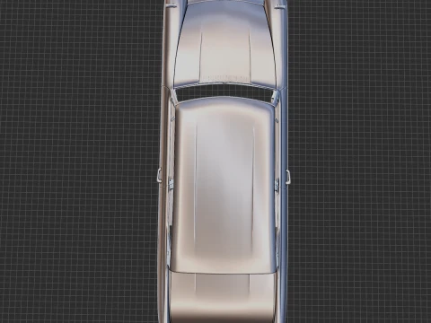 Anglia 105E 1967 Body STL 3D Model